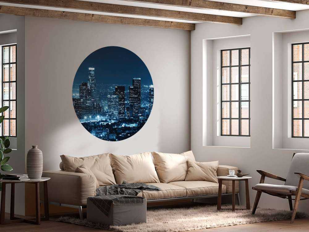 Ligne d'horizon bleue