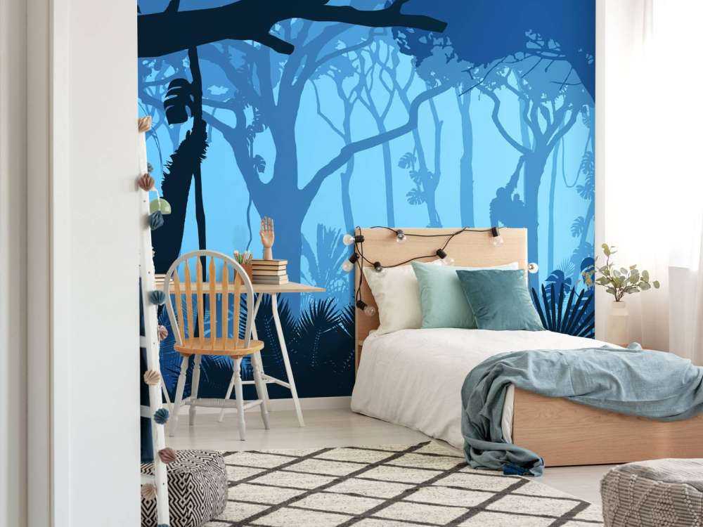 Singes dans la jungle