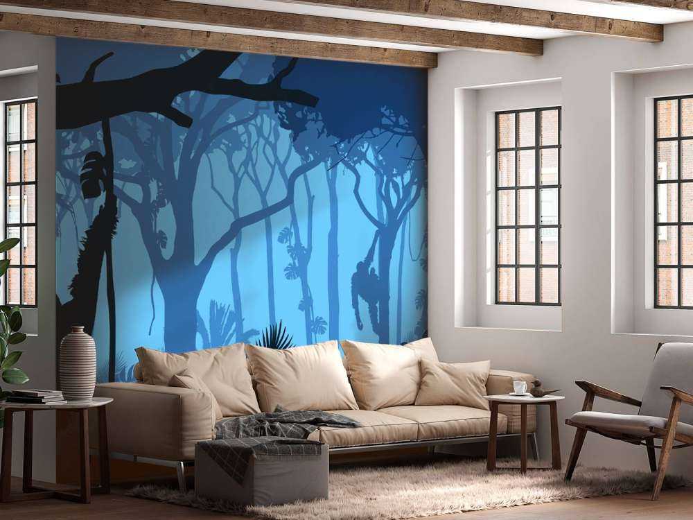 Singes dans la jungle