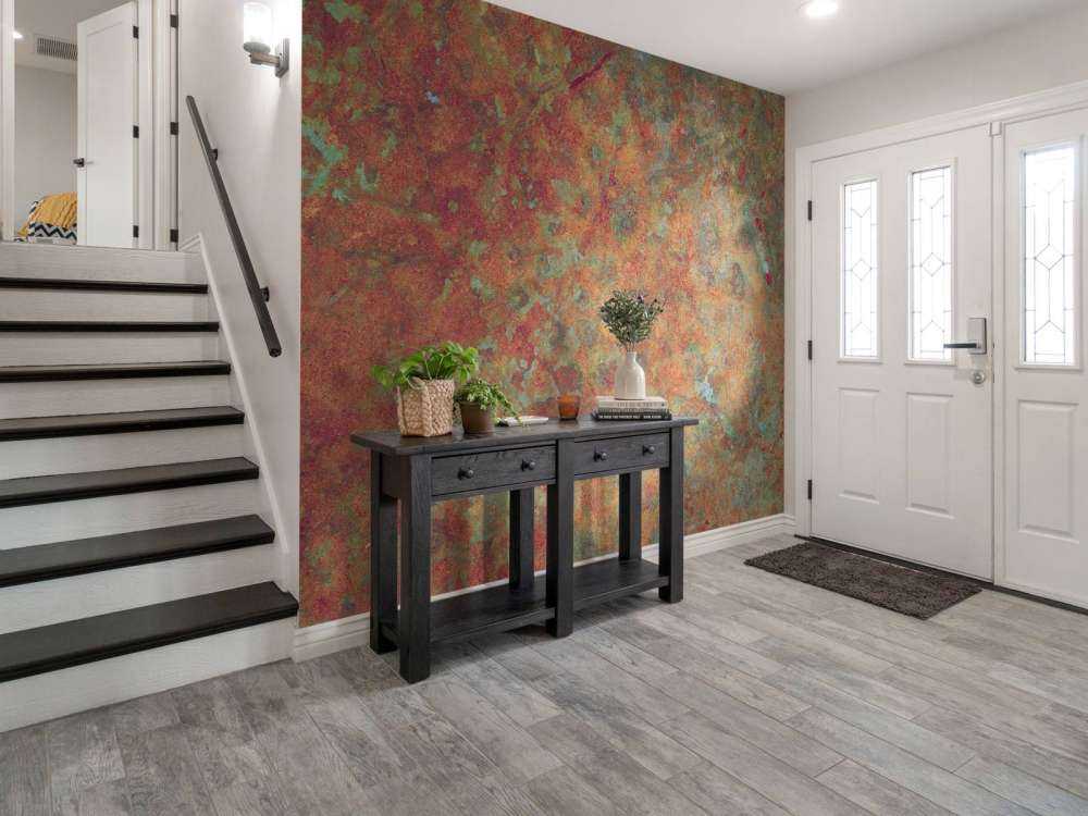 Métal industriel oxydé