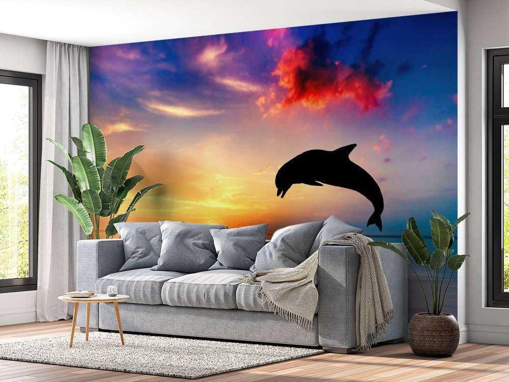 Silhouette de dauphin