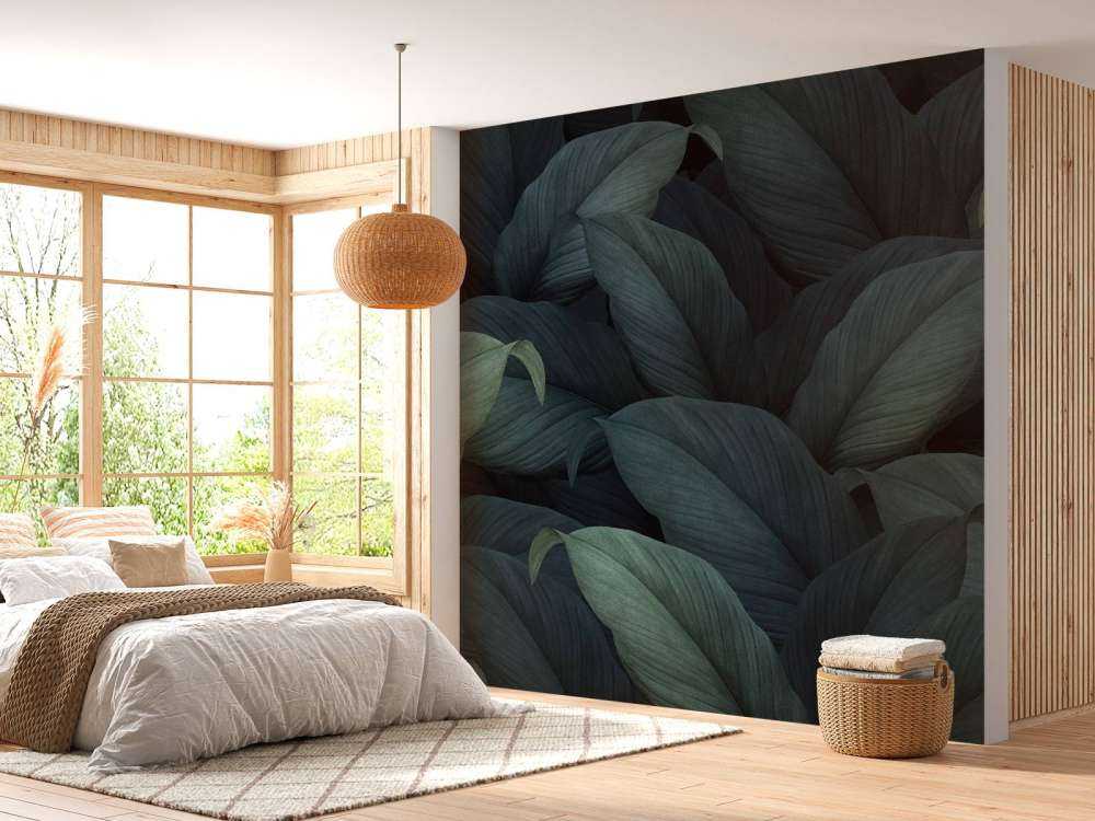 Feuilles vertes tropical