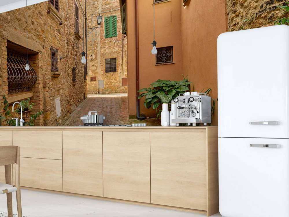 Rue avec des plantes et des fleurs