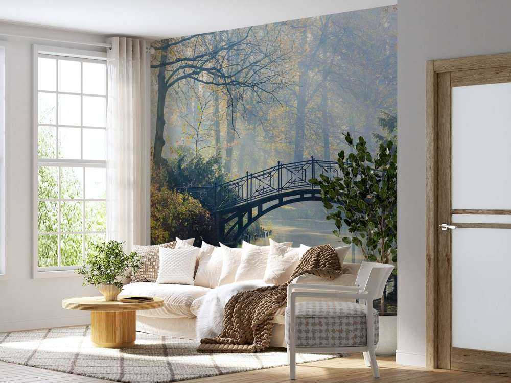 Vieux pont en automne