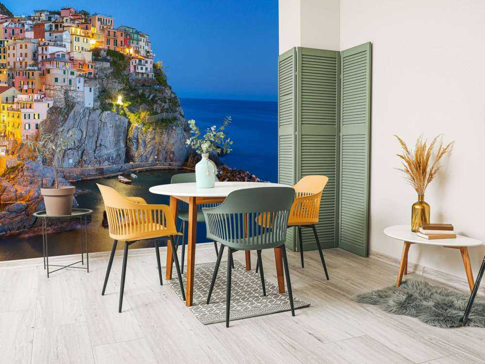 Ville italienne de nuit