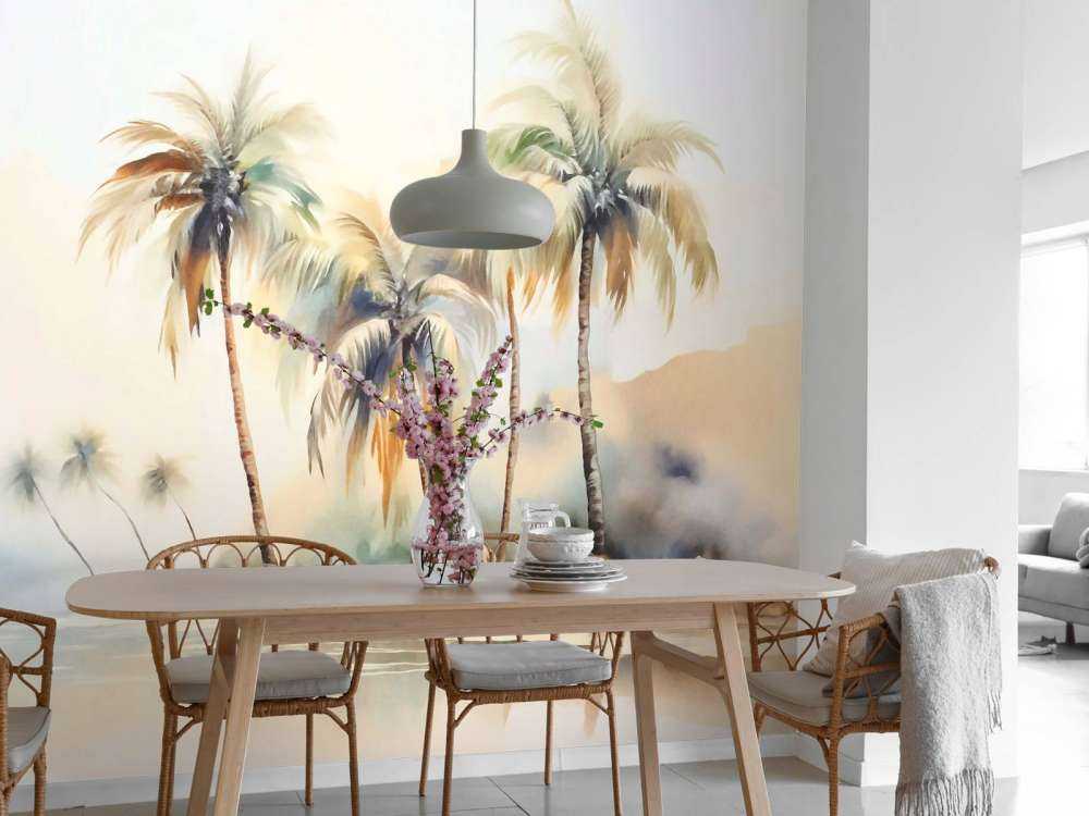 Serene tropical island summer escape
