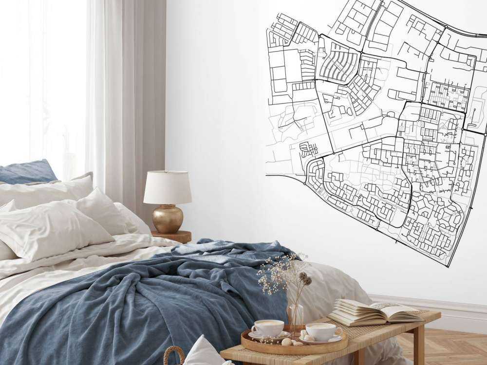 Carte de Dronten, blanc