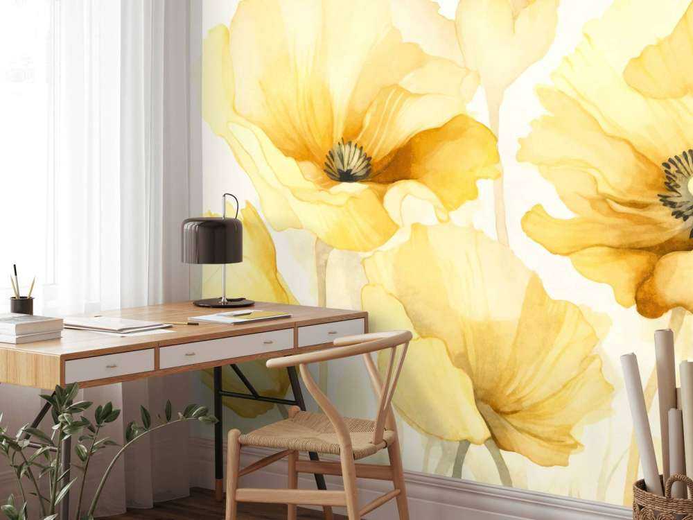 Poppy petal summer serenade yellow