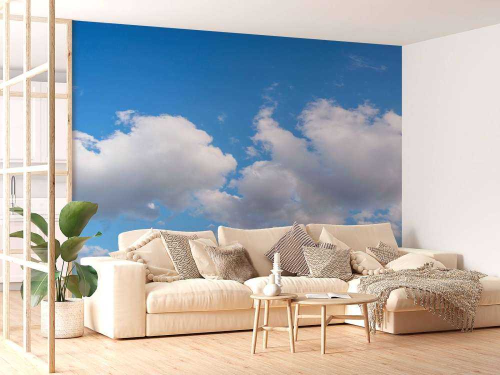 Nuages blancs dans un ciel bleu