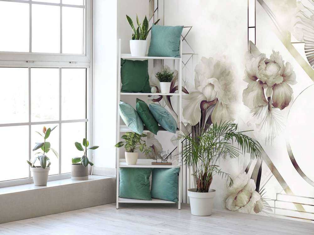 Géométrie Aquarelle Verte