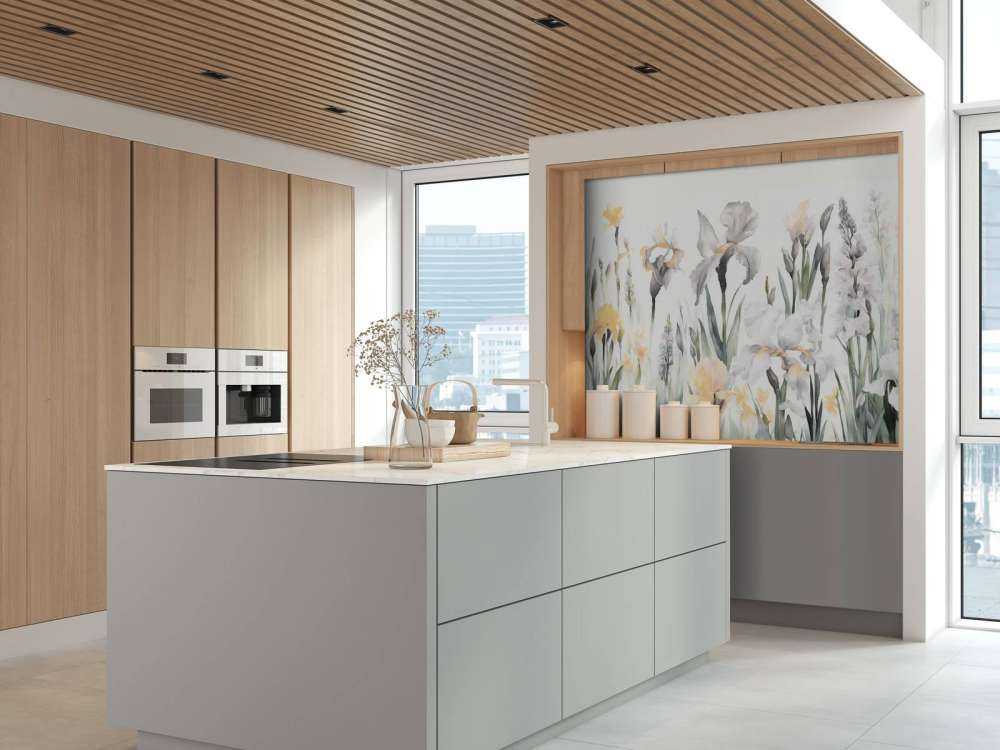 Joyeux printemps bleu pastel