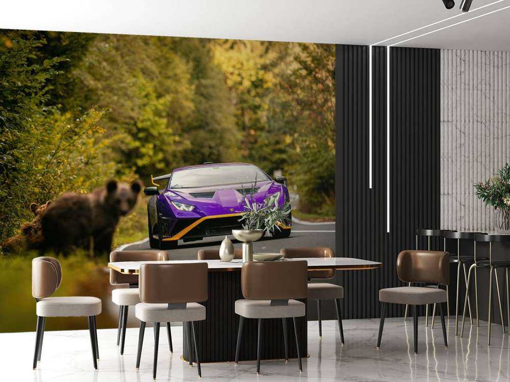 Lamborghini contre la nature