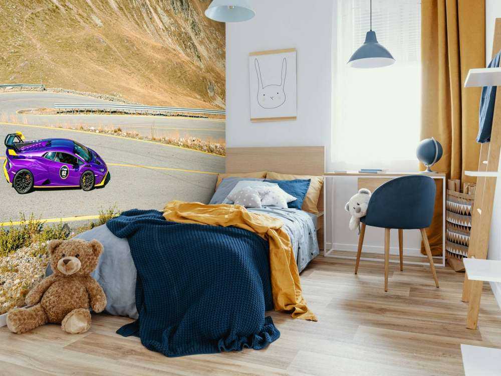 Lamborghini Huracán sur route de montagne