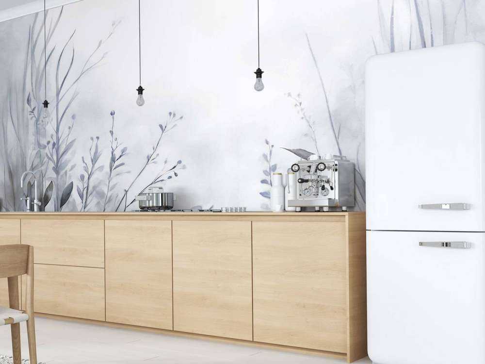 Jardin de paix - bleu frais