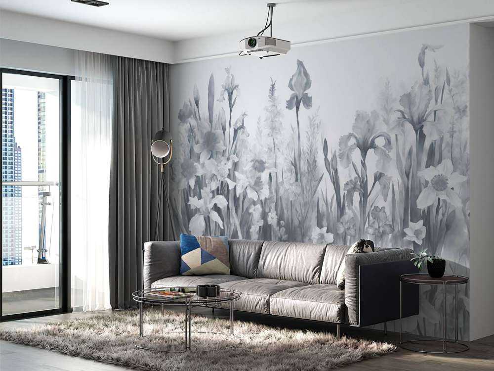 Printemps parfumé - bleu marine