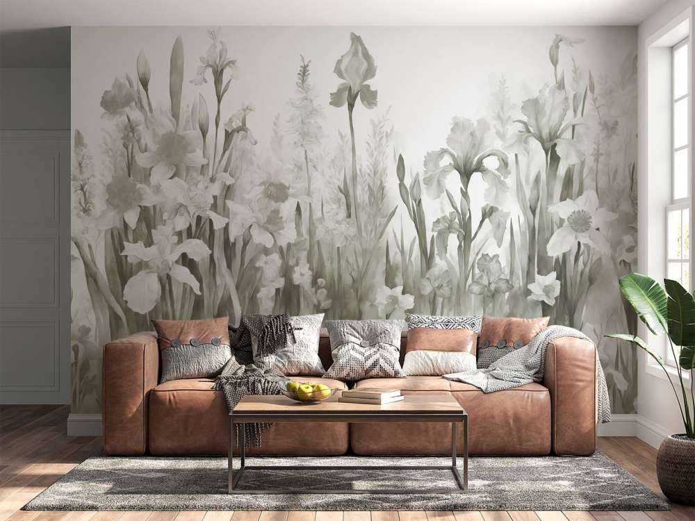 Printemps parfumé - gris