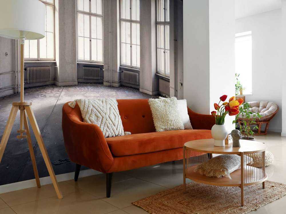 Chambre du soleil abandonnée