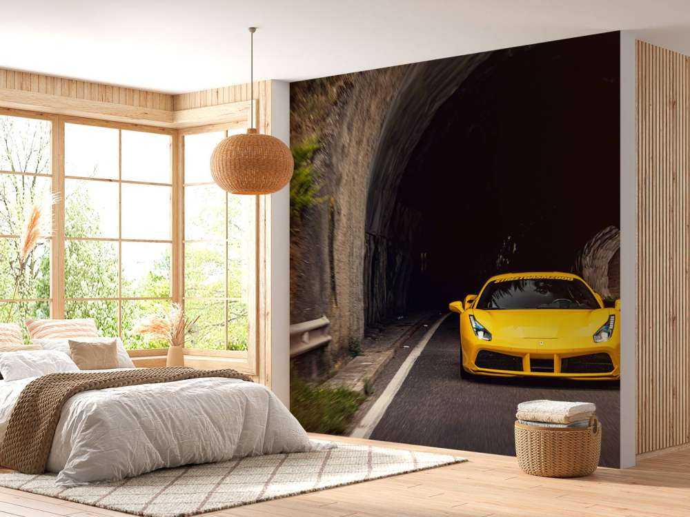 Ferrari 488 GTB sur route de montagne