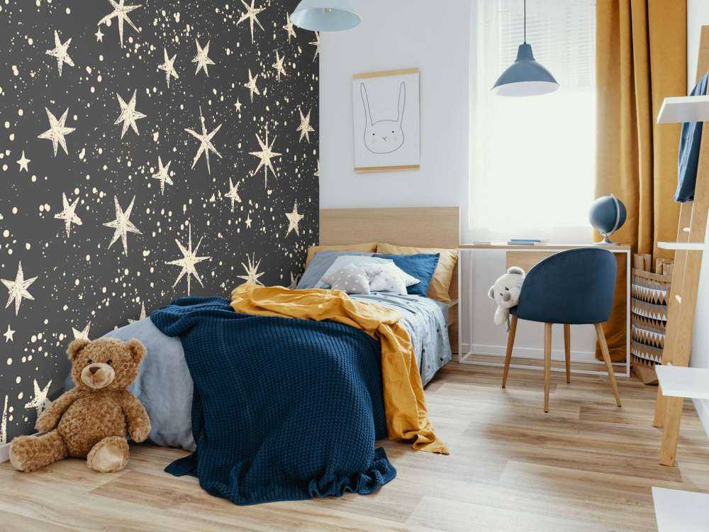 Nuit étoilée vintage scintillante