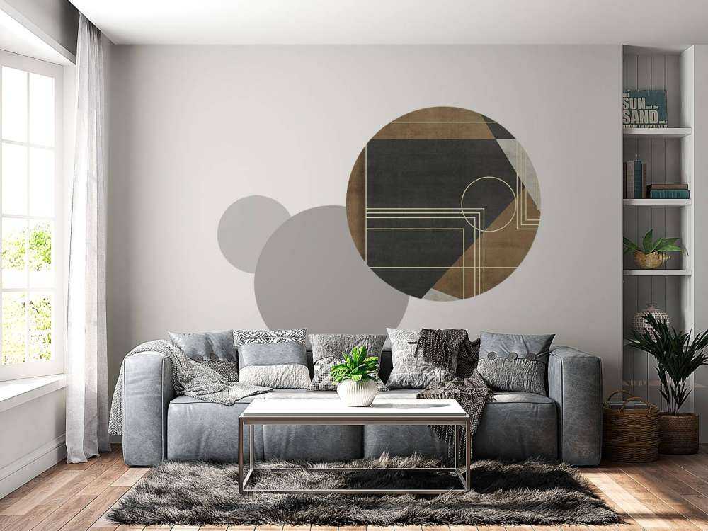 Lignes dorées art déco