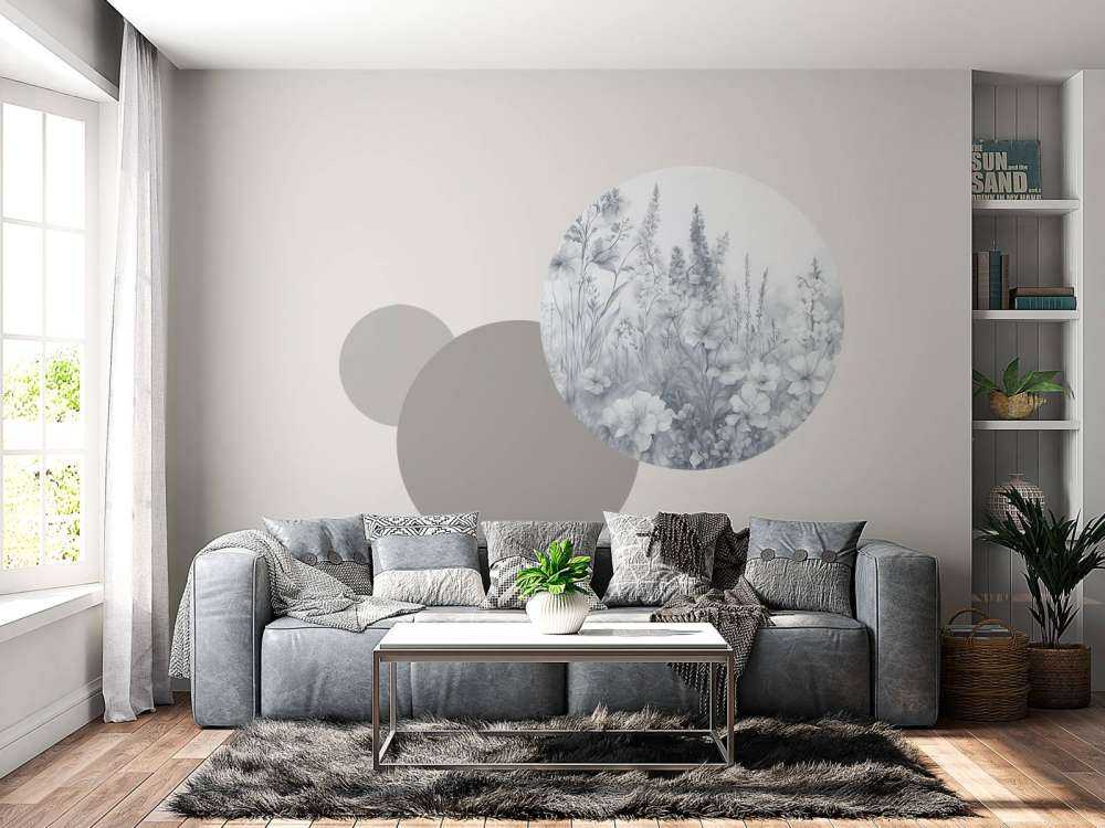 Jardin anglais tendre - bleu