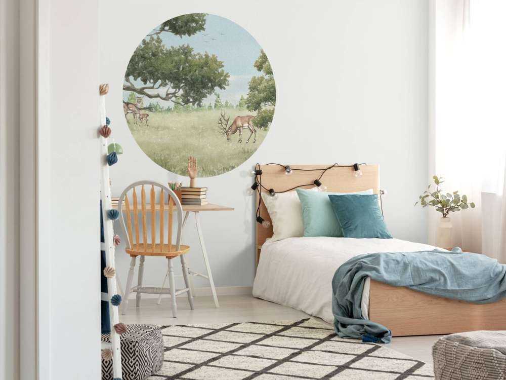 Paysage avec animaux