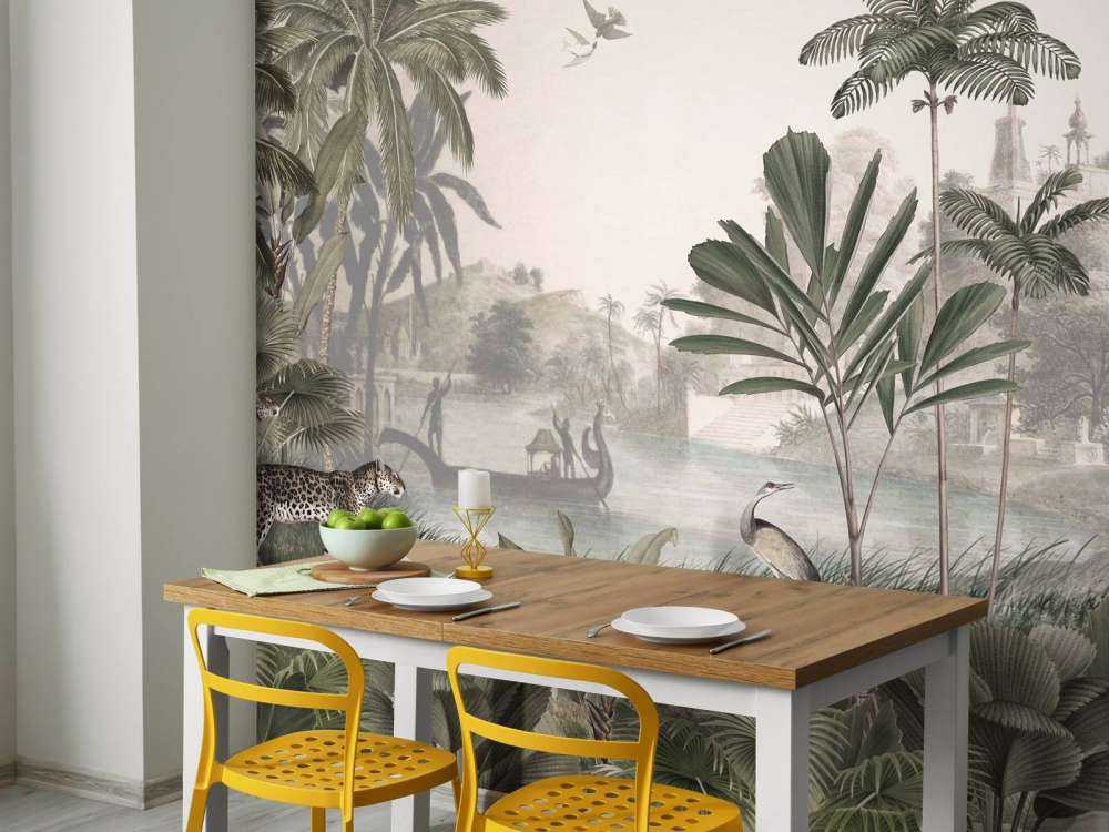 Leopard Landscape - Green