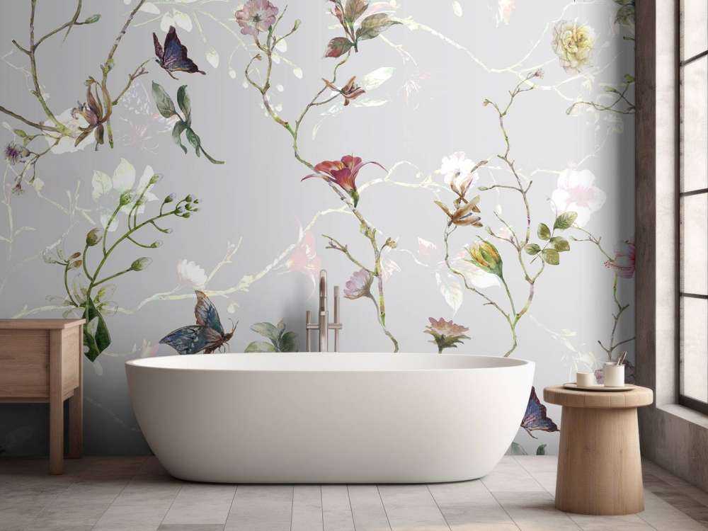 Flore de papillons Jeu de lumière