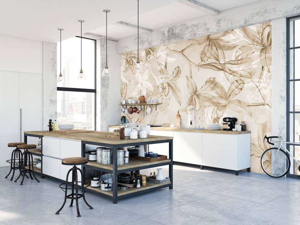 Rêverie d'orchidée sépia