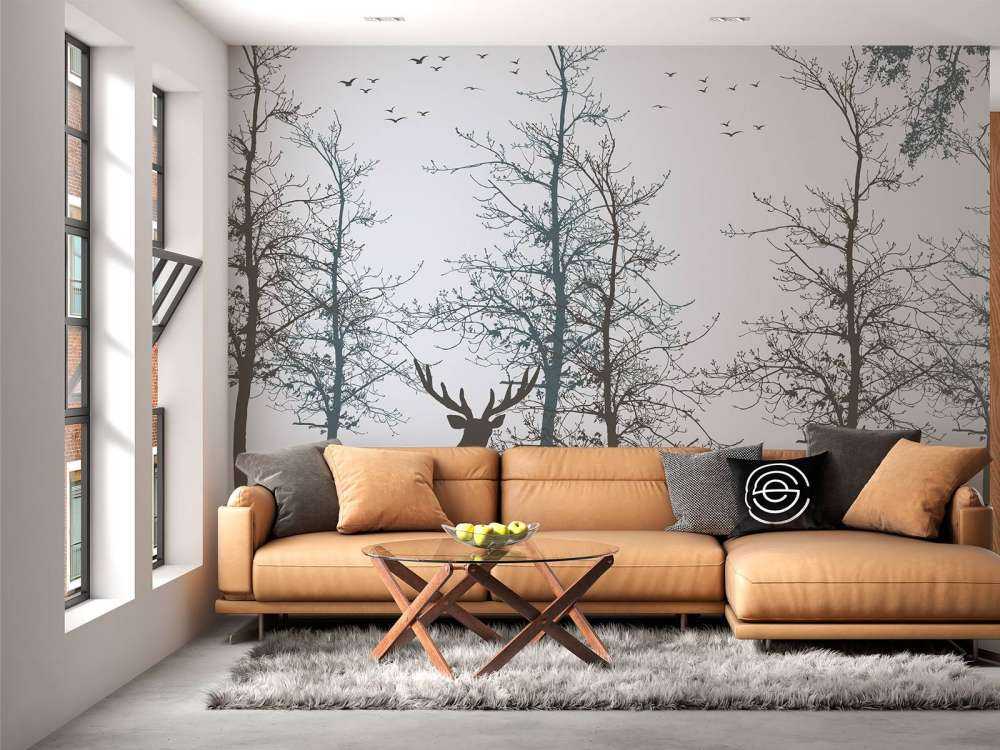 Contour de l'hiver Silence de la forêt