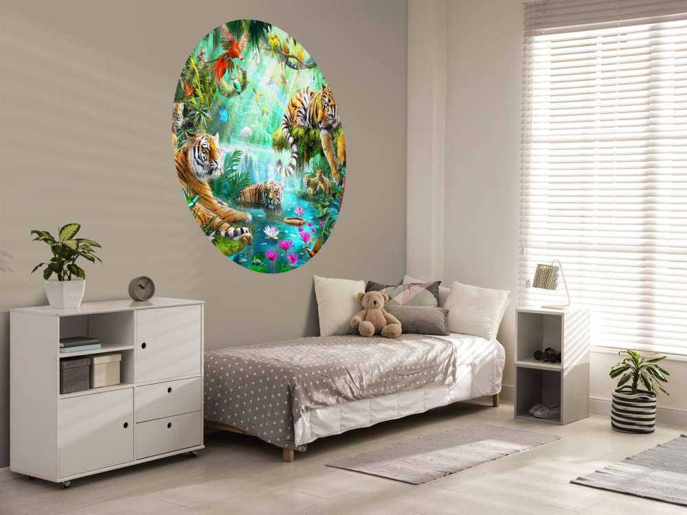 Tigers and Cubs in Lagoon