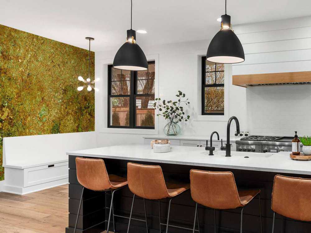 Structure de couleur dorée