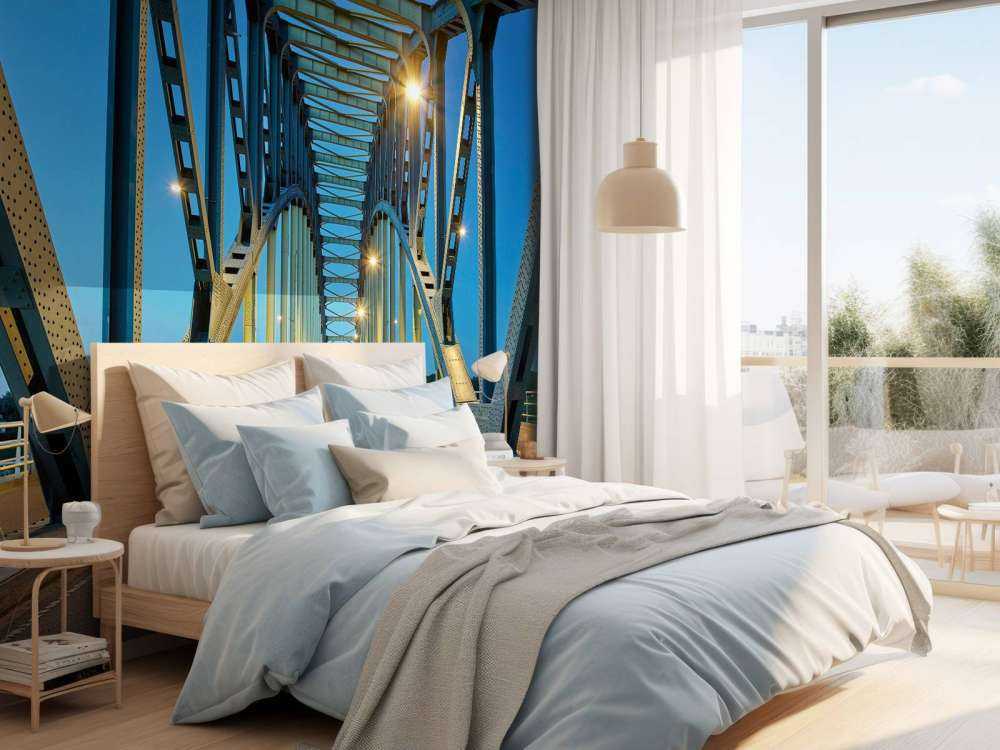 Pont en arc en acier