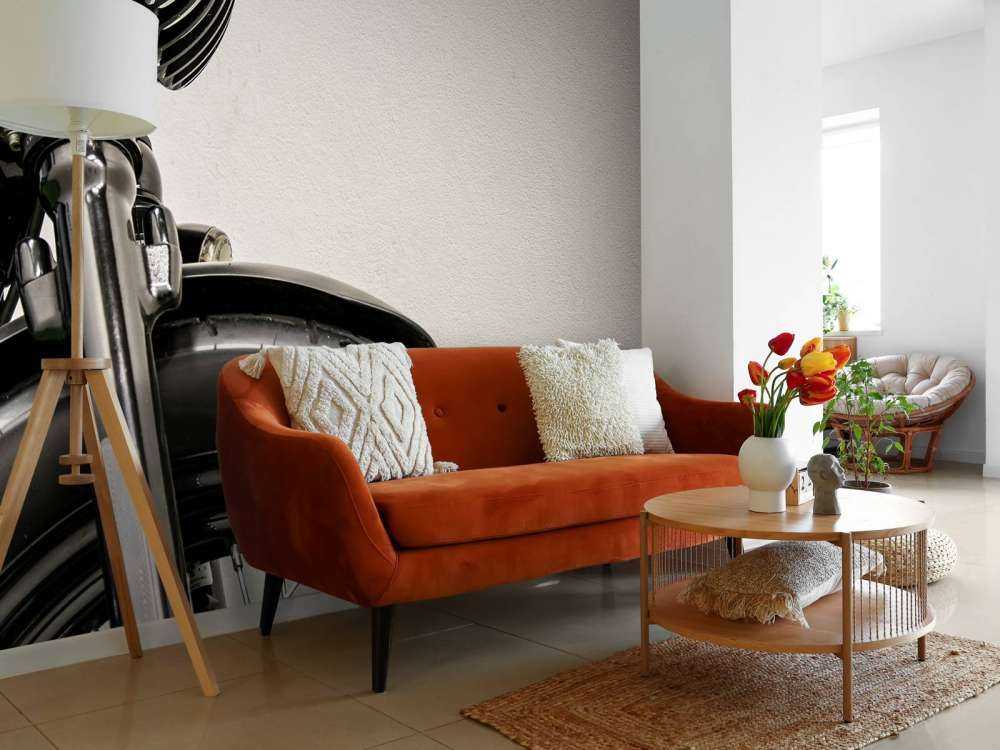 Gros plan sur le moteur