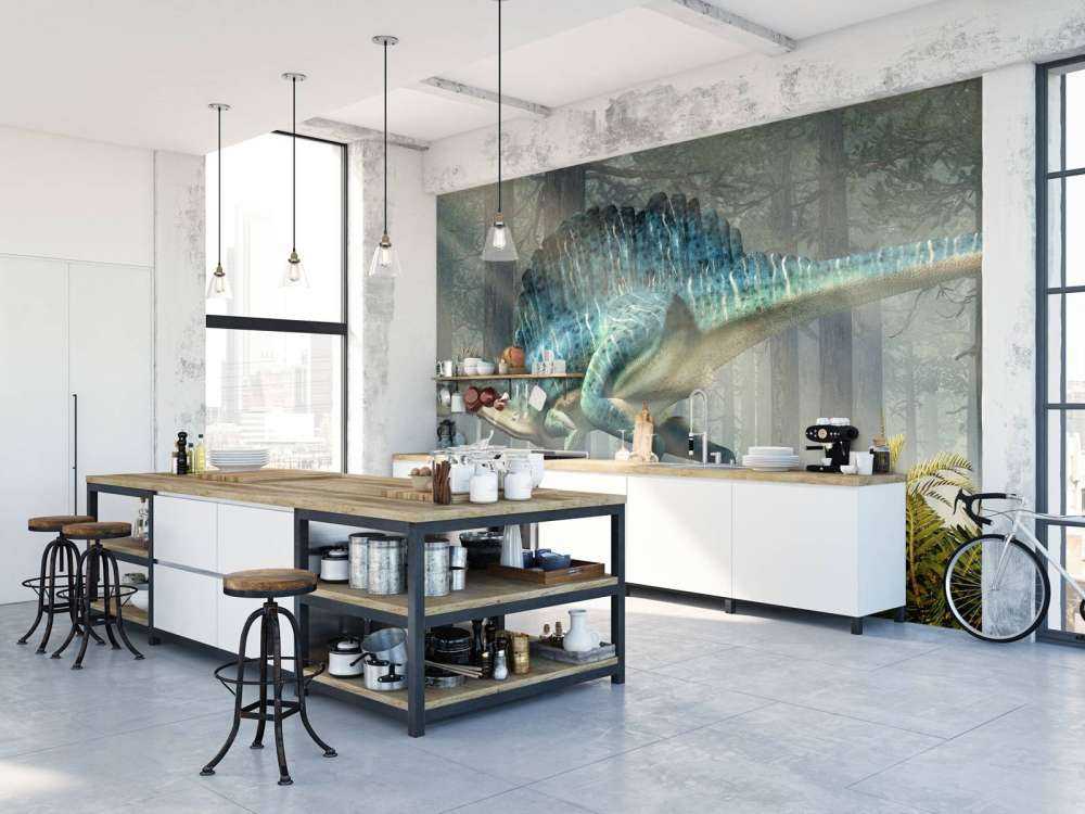 Spinosaur dans une forêt