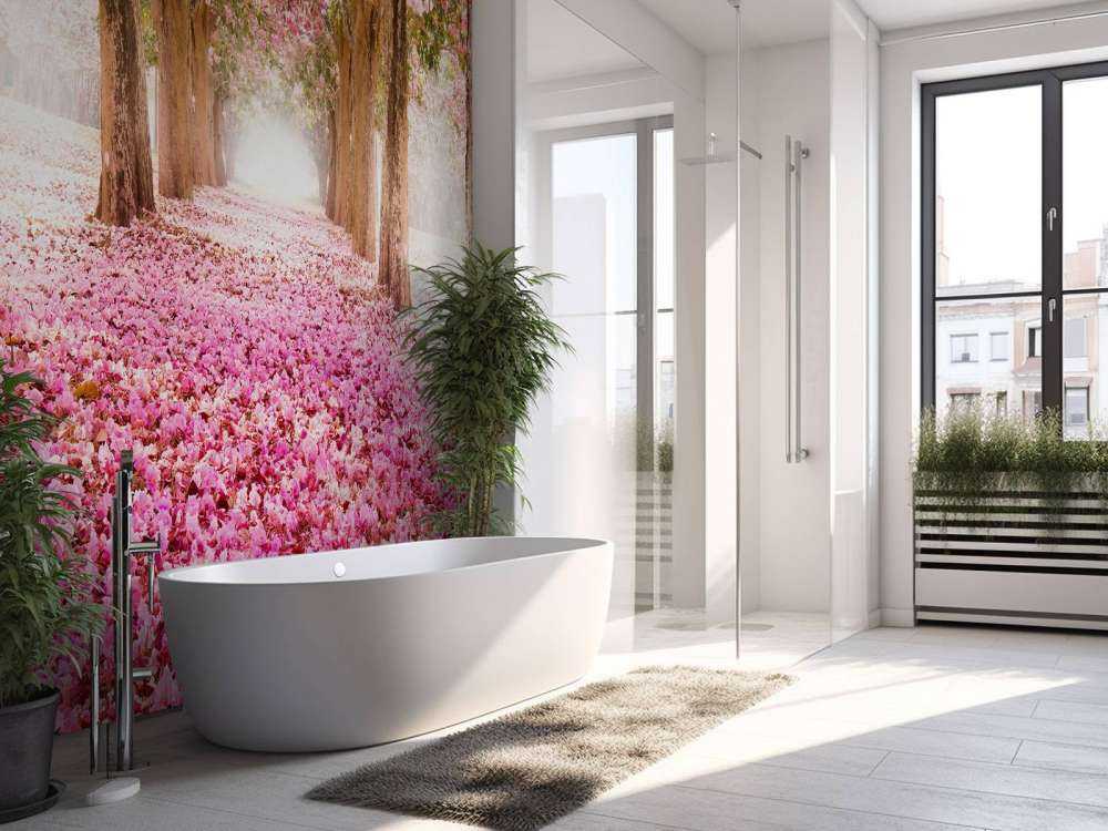 Fleur de papier peint pour photos