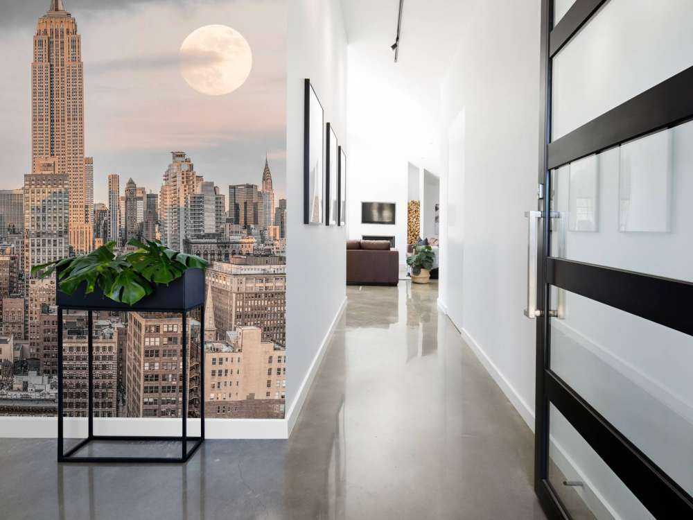 Empire State Building avec skyline