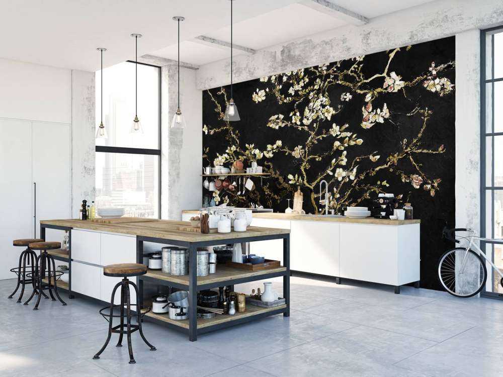 Fleur d'amandier foncé