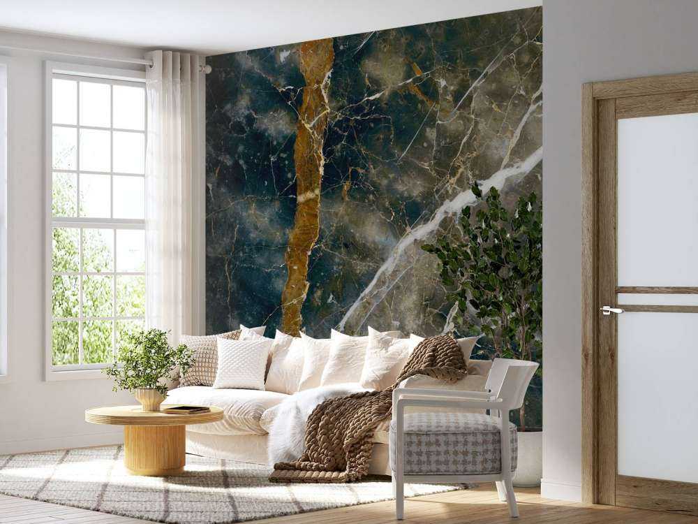 Marbre avec structure de nuages