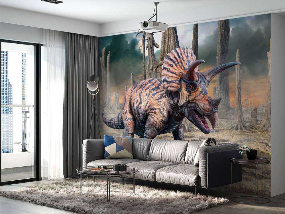 Torosaurus dans une zone déserte