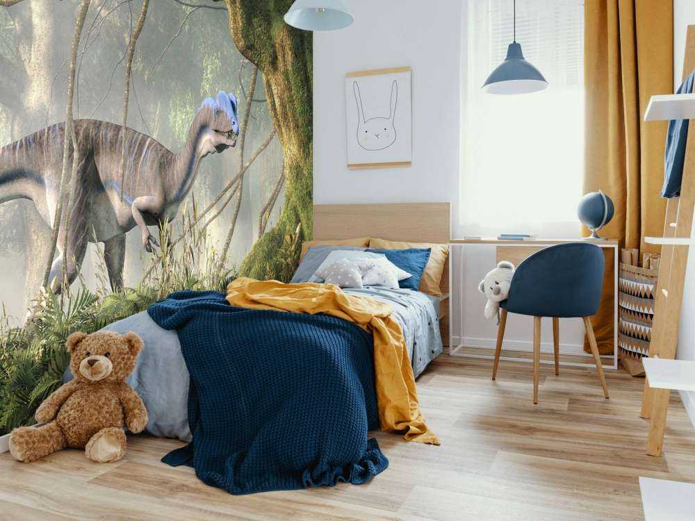 Dinosaures dans la forêt