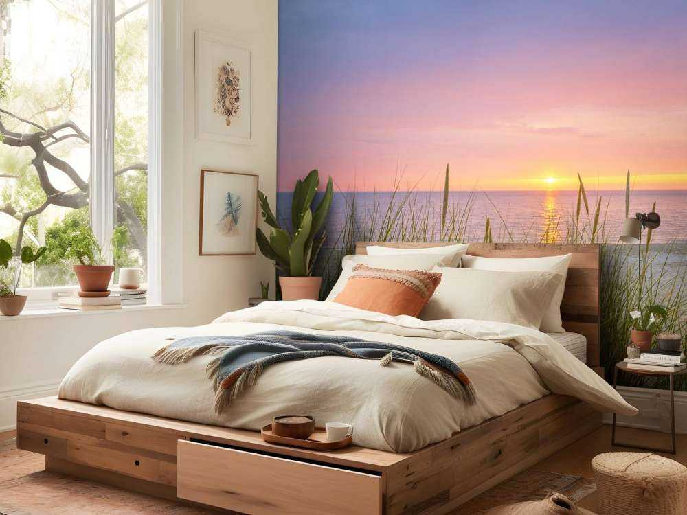 Lever de soleil sur la côte