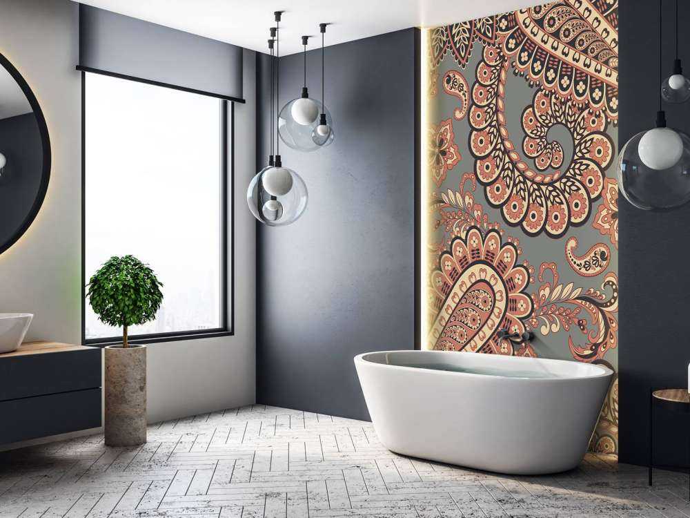 Motifs de fleurs indiennes anciennes