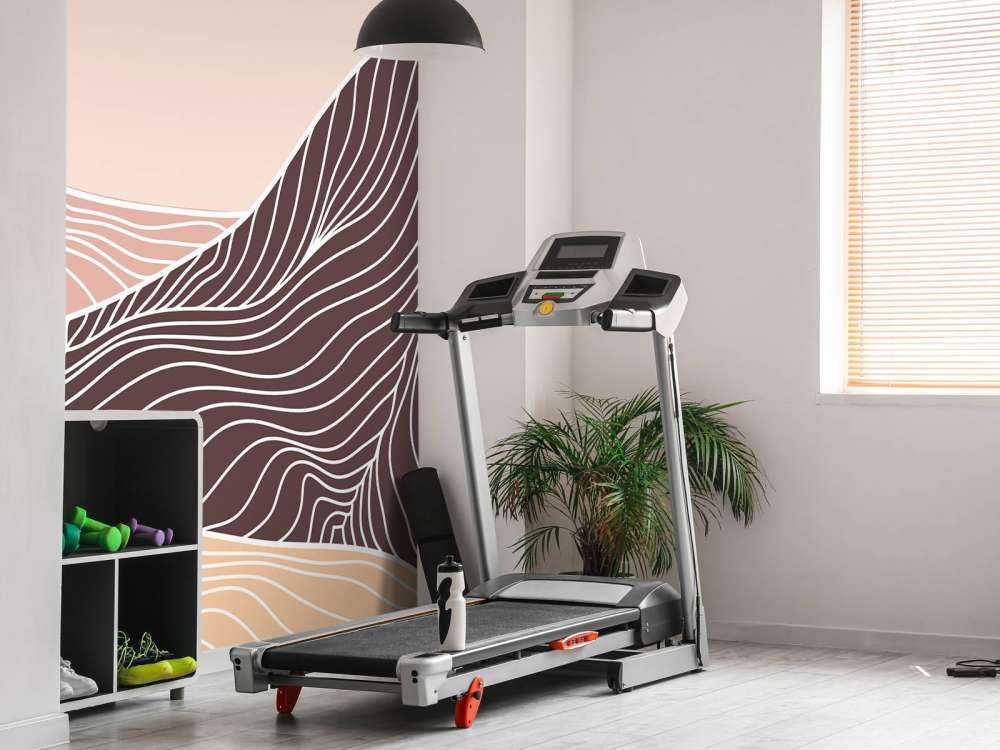 Montagnes colorées au crayon