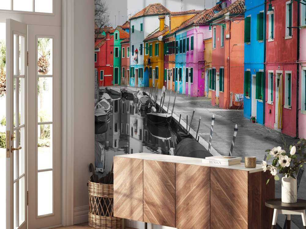 Maisons de pêcheurs colorées