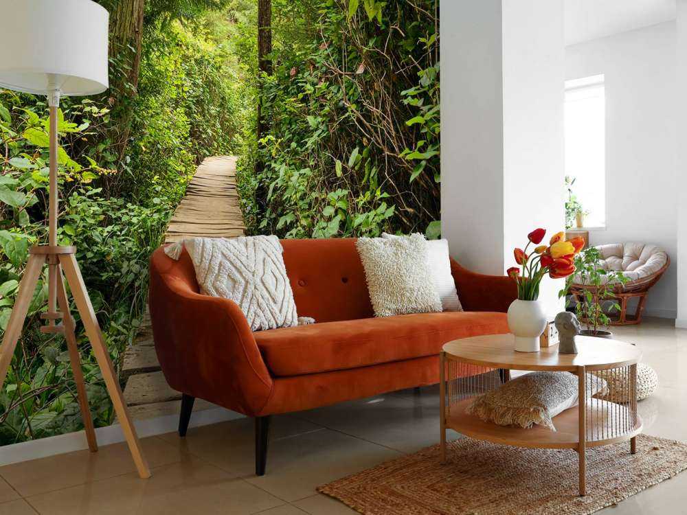 À travers la forêt verte