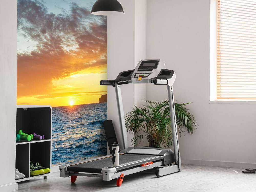 Coucher de soleil sur une île