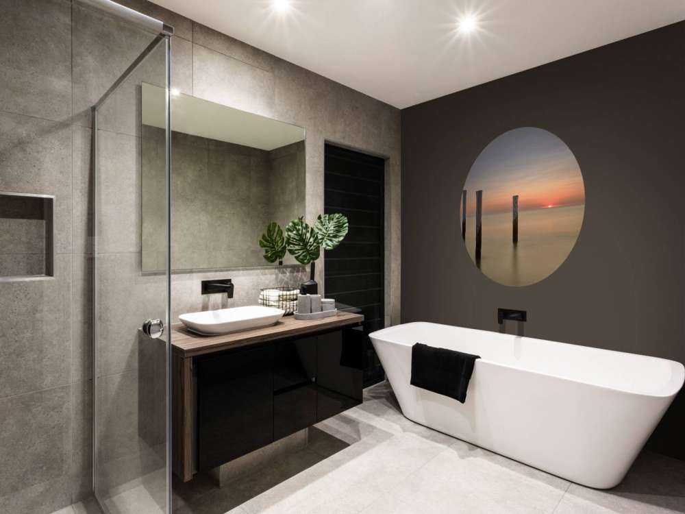 Trois poteaux en bois