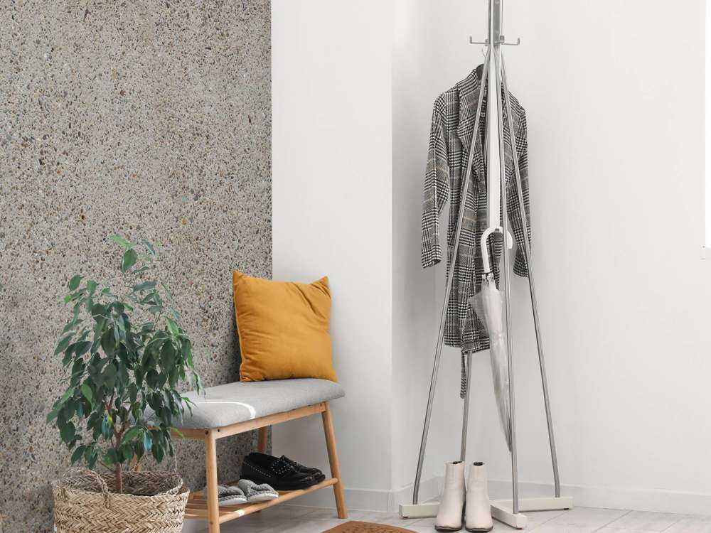 Béton avec grosses pierres