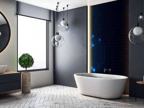 Hexagones lumineux abstraits